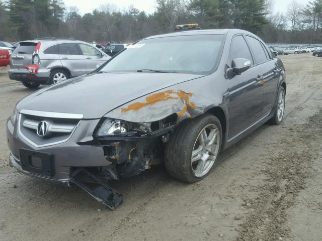 19UUA66208A018922 - 2008 ACURA TL GRAY photo 2