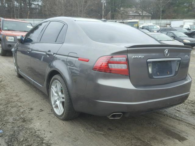 19UUA66208A018922 - 2008 ACURA TL GRAY photo 3