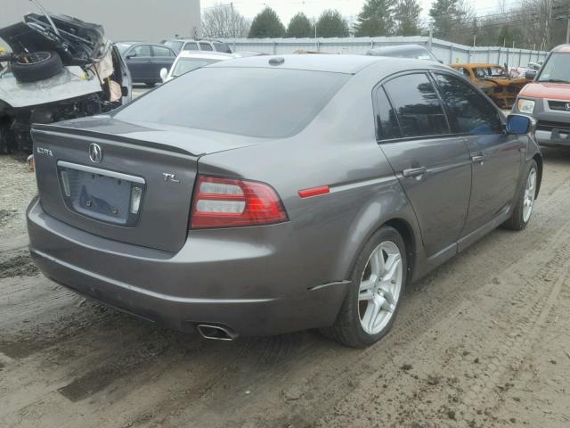 19UUA66208A018922 - 2008 ACURA TL GRAY photo 4