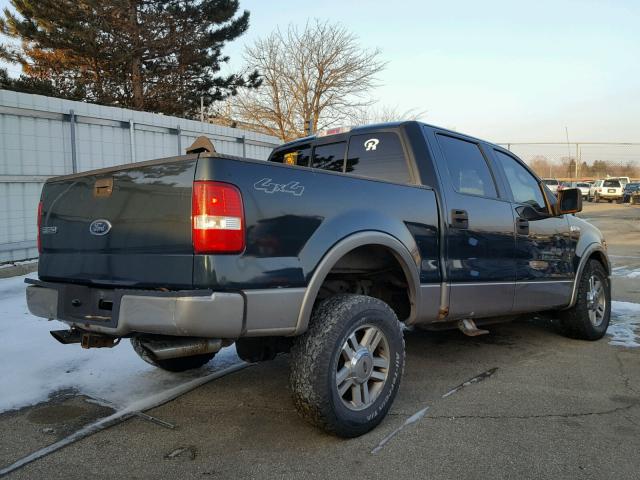 1FTPW14535KB82510 - 2005 FORD F150 SUPER GREEN photo 4