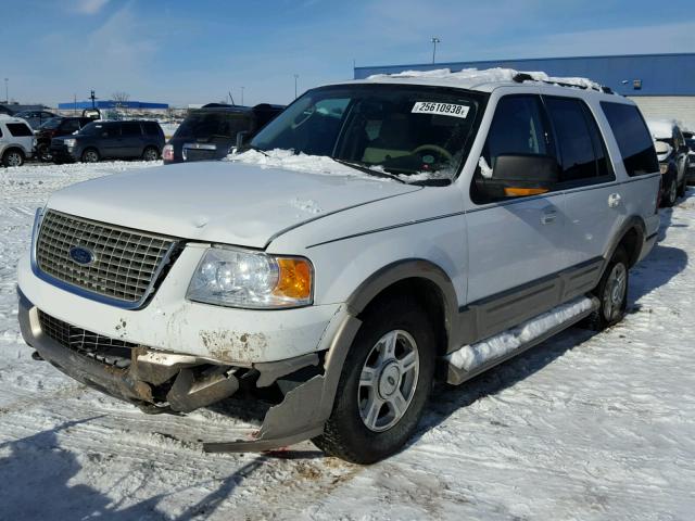 1FMFU18L44LB27661 - 2004 FORD EXPEDITION WHITE photo 2