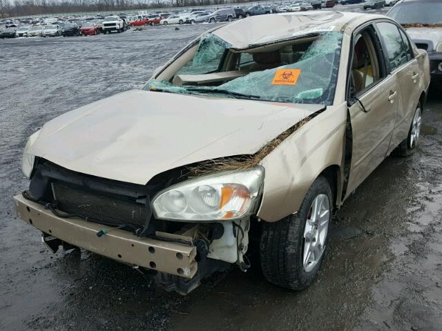 1G1ZT58N57F305683 - 2007 CHEVROLET MALIBU LT TAN photo 2