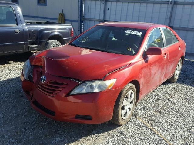 4T4BE46K49R061921 - 2009 TOYOTA CAMRY BASE RED photo 2