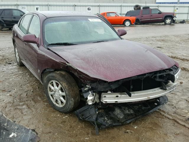 1G4HP52K844174788 - 2004 BUICK LESABRE CU BURGUNDY photo 1