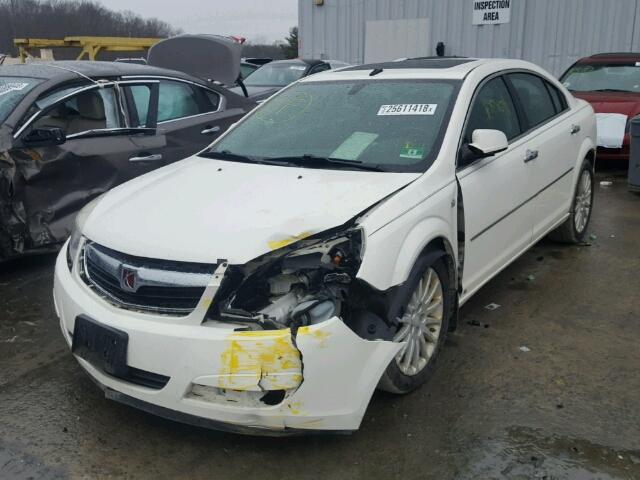 1G8ZV57798F118012 - 2008 SATURN AURA XR WHITE photo 2