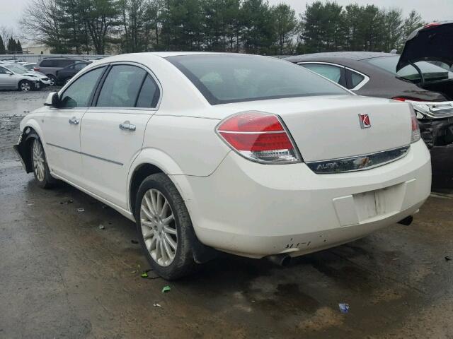 1G8ZV57798F118012 - 2008 SATURN AURA XR WHITE photo 3