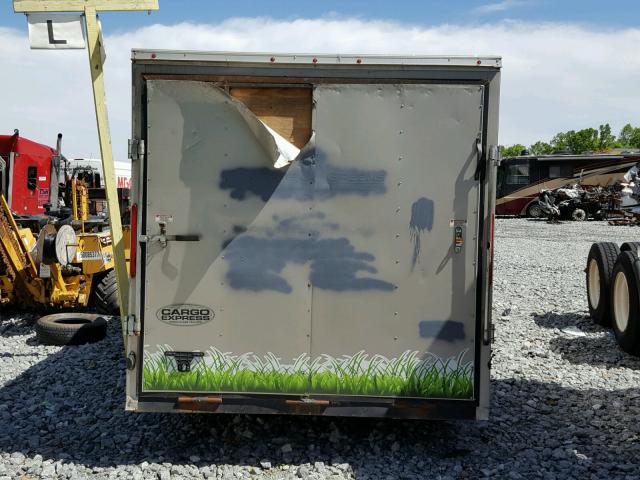 53BCTEA22FU012560 - 2015 CARGO TRAILER SILVER photo 5