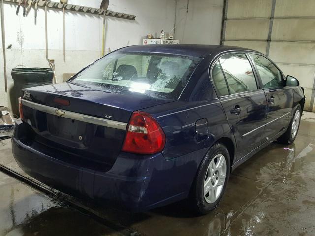 1G1ZT51F76F294543 - 2006 CHEVROLET MALIBU LT BLUE photo 4