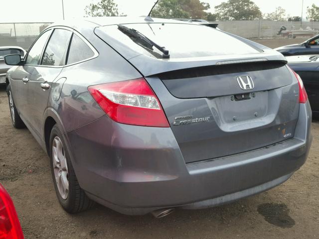 5J6TF2H51BL002682 - 2011 HONDA ACCORD CRO GRAY photo 3