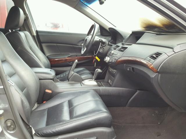 5J6TF2H51BL002682 - 2011 HONDA ACCORD CRO GRAY photo 5