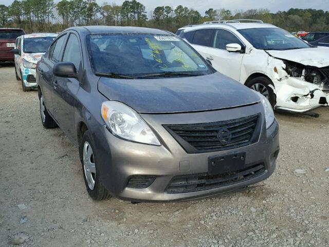 3N1CN7AP7EL814548 - 2014 NISSAN VERSA S BROWN photo 1