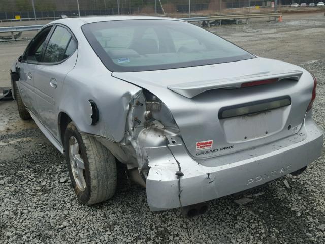 2G2WP522741320528 - 2004 PONTIAC GRAND PRIX SILVER photo 3