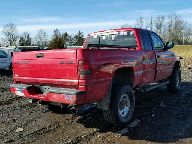 3B7KF23Z62M292556 - 2002 DODGE RAM 2500 RED photo 4