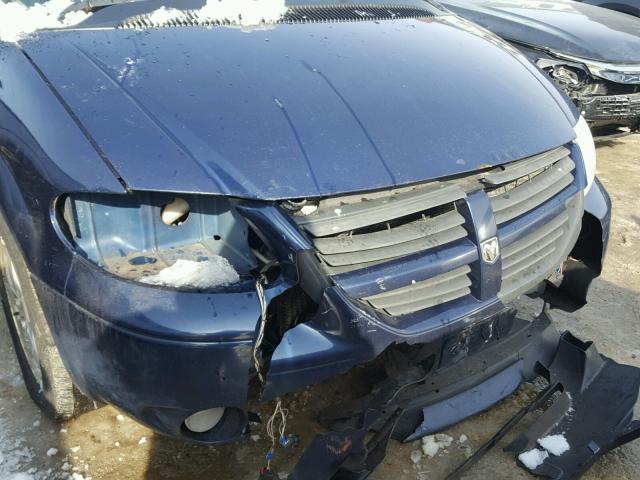 2D4GP44L86R649326 - 2006 DODGE GRAND CARA BLUE photo 9