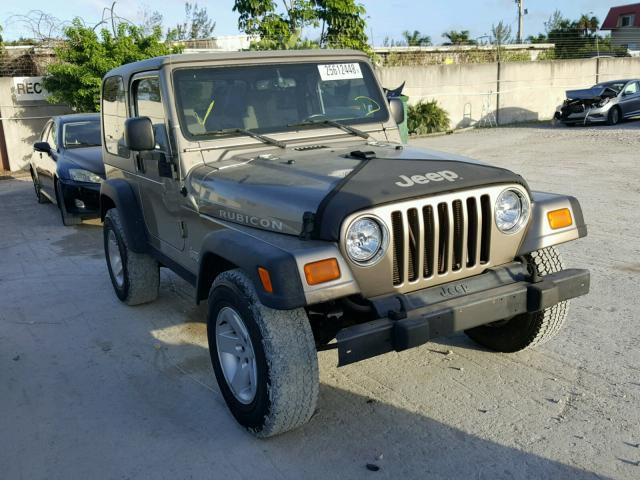 1J4FA69S14P740968 - 2004 JEEP WRANGLER / BROWN photo 1