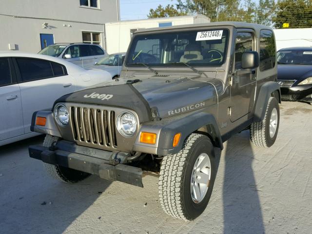 1J4FA69S14P740968 - 2004 JEEP WRANGLER / BROWN photo 2