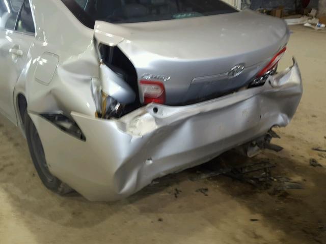 4T1BE46K79U348518 - 2009 TOYOTA CAMRY BASE SILVER photo 9