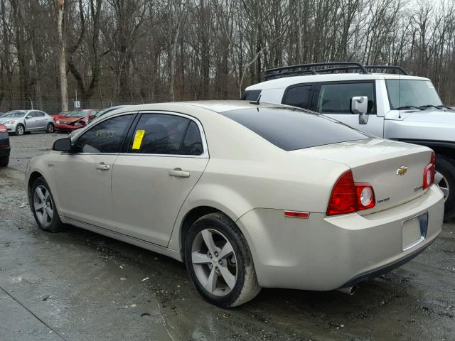 1G1ZF57589F155869 - 2009 CHEVROLET MALIBU HYB GOLD photo 3