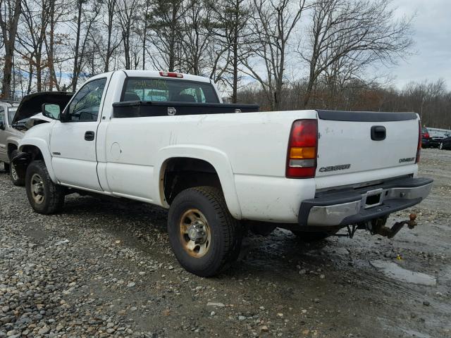 1GCHK34UX5E327480 - 2005 CHEVROLET SILVERADO WHITE photo 3