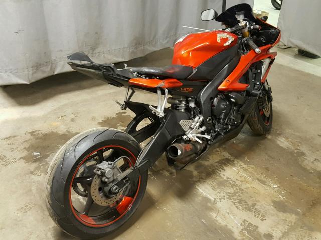 JYARJ12E56A003820 - 2006 YAMAHA YZFR6 L ORANGE photo 4