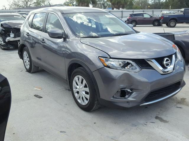 KNMAT2MT9GP601999 - 2016 NISSAN ROGUE S GRAY photo 1