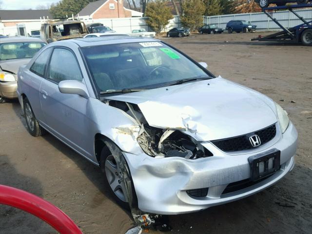 1HGEM21964L069316 - 2004 HONDA CIVIC EX SILVER photo 1