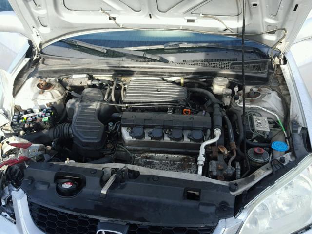 1HGEM21964L069316 - 2004 HONDA CIVIC EX ვერცხლისფერი ფოტო 7