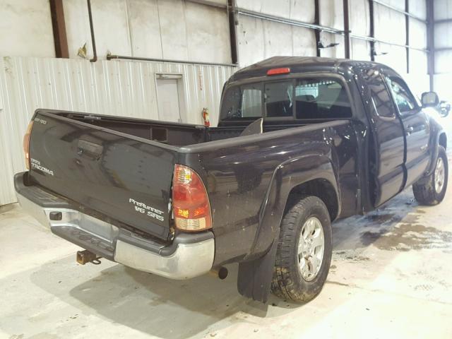 5TETU62N28Z536134 - 2008 TOYOTA TACOMA PRE BLACK photo 4