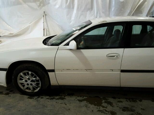 2G1WF52E859384498 - 2005 CHEVROLET IMPALA WHITE photo 9