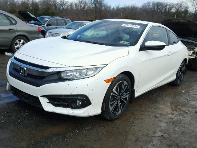 2HGFC3B38HH351581 - 2017 HONDA CIVIC EX თეთრი ფოტო 2