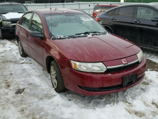 1G8AZ52F14Z219652 - 2004 SATURN ION LEVEL MAROON photo 1