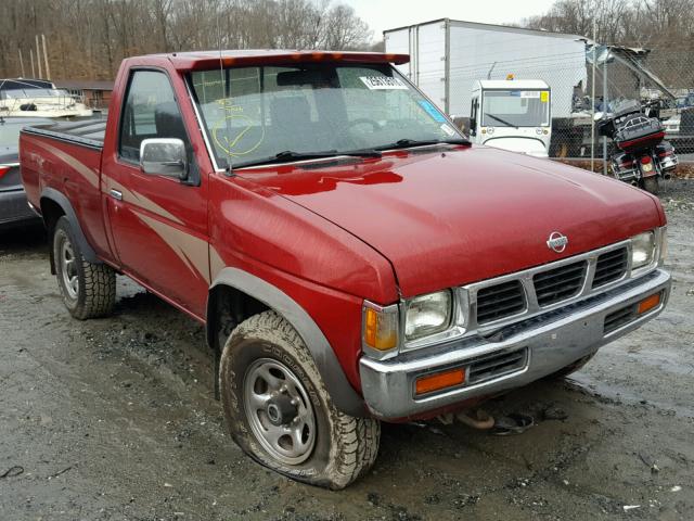 1N6SD11Y2PC391858 - 1993 NISSAN TRUCK SHOR RED photo 1