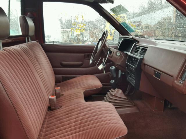 1N6SD11Y2PC391858 - 1993 NISSAN TRUCK SHOR RED photo 5