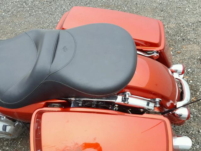 1HD1KHM18DB604906 - 2013 HARLEY-DAVIDSON FLTRX ROAD ORANGE photo 6