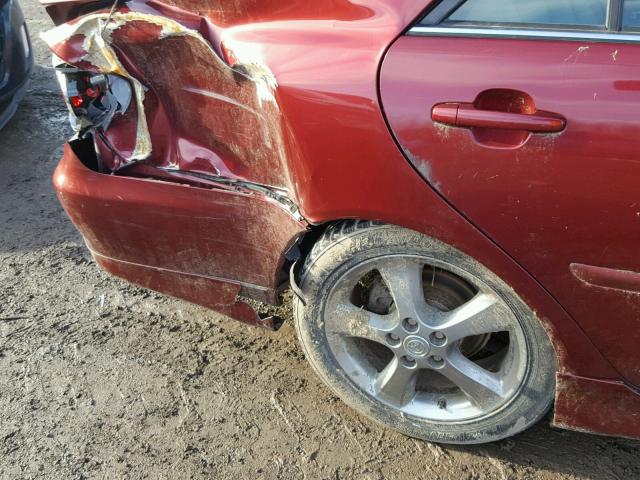 4T1BA30K85U509032 - 2005 TOYOTA CAMRY SE MAROON photo 9