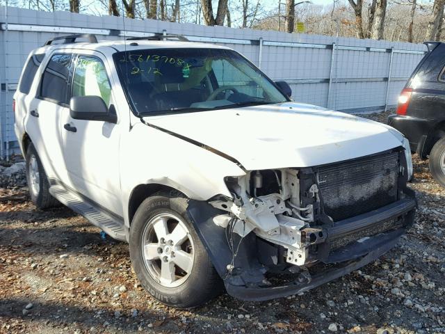 1FMCU03G89KA12503 - 2009 FORD ESCAPE XLT WHITE photo 1