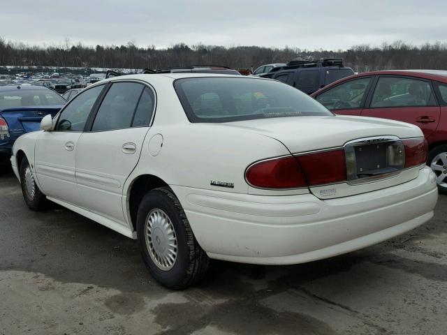 1G4HP54KX14262203 - 2001 BUICK LESABRE CU WHITE photo 3