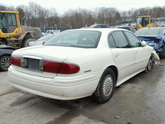 1G4HP54KX14262203 - 2001 BUICK LESABRE CU WHITE photo 4