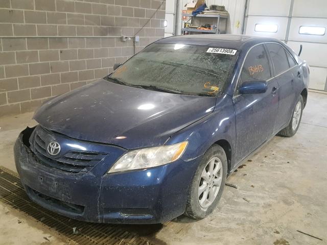 4T4BE46KX9R081574 - 2009 TOYOTA CAMRY BASE BLUE photo 2