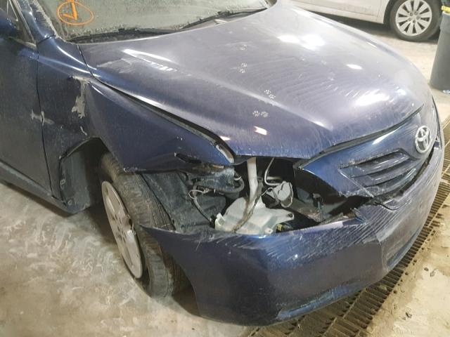 4T4BE46KX9R081574 - 2009 TOYOTA CAMRY BASE BLUE photo 9