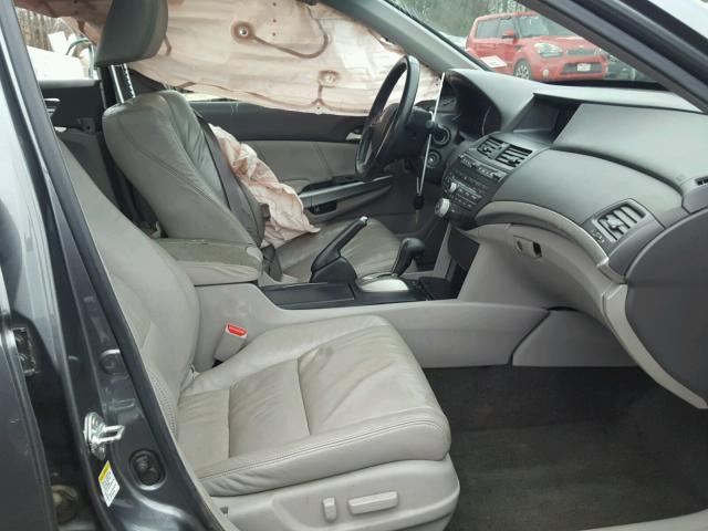 1HGCP36868A074490 - 2008 HONDA ACCORD EXL GRAY photo 5