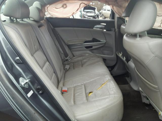 1HGCP36868A074490 - 2008 HONDA ACCORD EXL GRAY photo 6