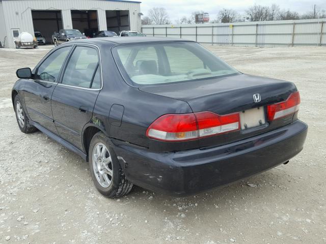 JHMCG56792C001254 - 2002 HONDA ACCORD SE BLACK photo 3