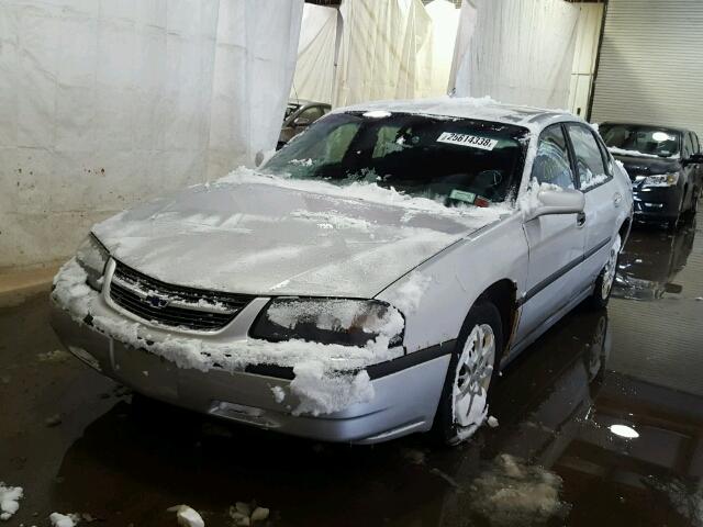 2G1WF52EX39391692 - 2003 CHEVROLET IMPALA SILVER photo 2