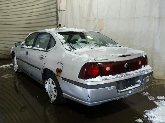 2G1WF52EX39391692 - 2003 CHEVROLET IMPALA 银色 照片 3