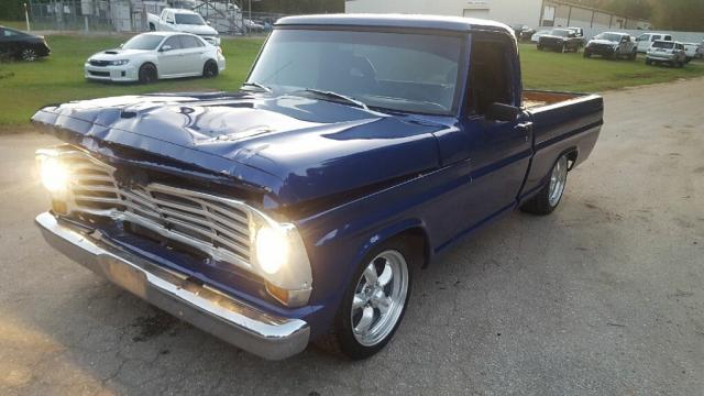 F10YCB51720 - 1967 FORD F-100 PU BLUE photo 10