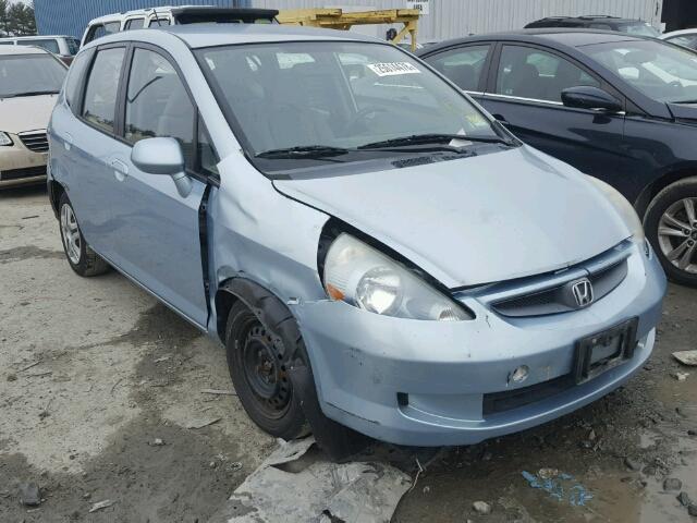 JHMGD38427S012515 - 2007 HONDA FIT BLUE photo 1