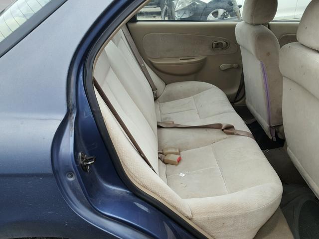 KNAFB121735219476 - 2003 KIA SPECTRA BA BLUE photo 6