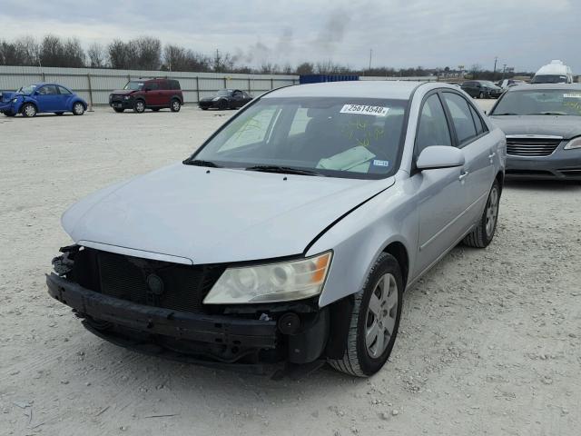 5NPET4AC4AH576630 - 2010 HYUNDAI SONATA GLS SILVER photo 2