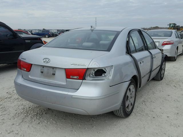 5NPET4AC4AH576630 - 2010 HYUNDAI SONATA GLS SILVER photo 4